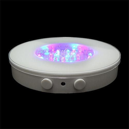 Multi-Color LED Light Base for Vases, Battery Operated 6 inch diameter