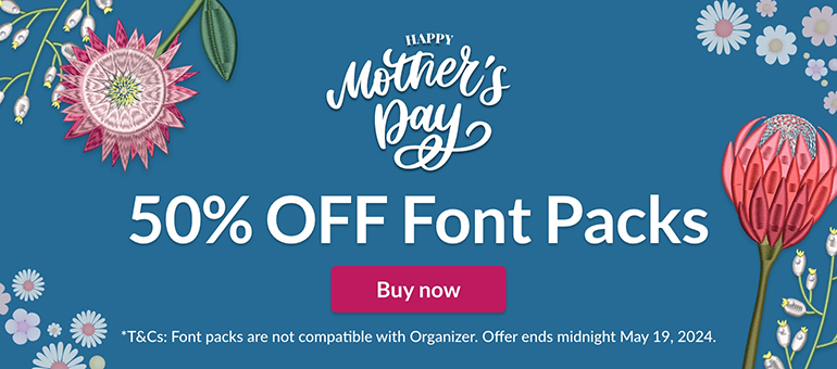 50% off Font