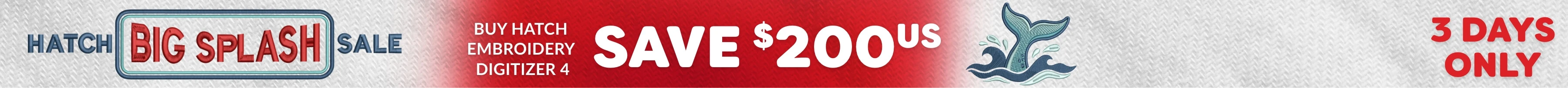 Big Splash Hatch Sale