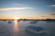 VELUX Dynamic Dome Commercial Skylights brighten Baltimore distribution center