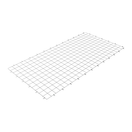 3D illustration of a flat welded wire mesh internal safety screen