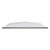 Side-view studio photo of the white ribbed polycarbonate KAT dome skylight on its aluminum frame