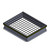 CAD rendering of an AES galvanized roof curb with a pre-installed 4 inch by 4 inch safety screen