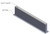 Technical diagram of the AES-3 rail equipment support curb labeled with the 2x4 PT nailer and bottom plate
