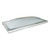 Kingspan dropout smoke vent's curved acrylic dome and aluminum frame shown against a white background