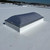Sunoptics Signature Series barrel-vault skylight dome installed on a white membrane roof