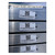 Close-up of QR-code ID labels on stacked Sunoptics skylight frames, a generic label example graphic