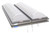 3D rendering of the Sunoptics SVT2 4080 smoke vent, dual ribbed dome lids with fusible link pull cords