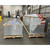 Two wrapped CMD2 skylight pallets staged side by side on the warehouse dock
