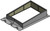 CAD rendering of the CPM-3 metal building roof curb, showing the roof panel diverter and flashing at its base