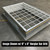 CPC-4 roof curb fitted with the optional 8-inch by 8-inch burglar bar grid
