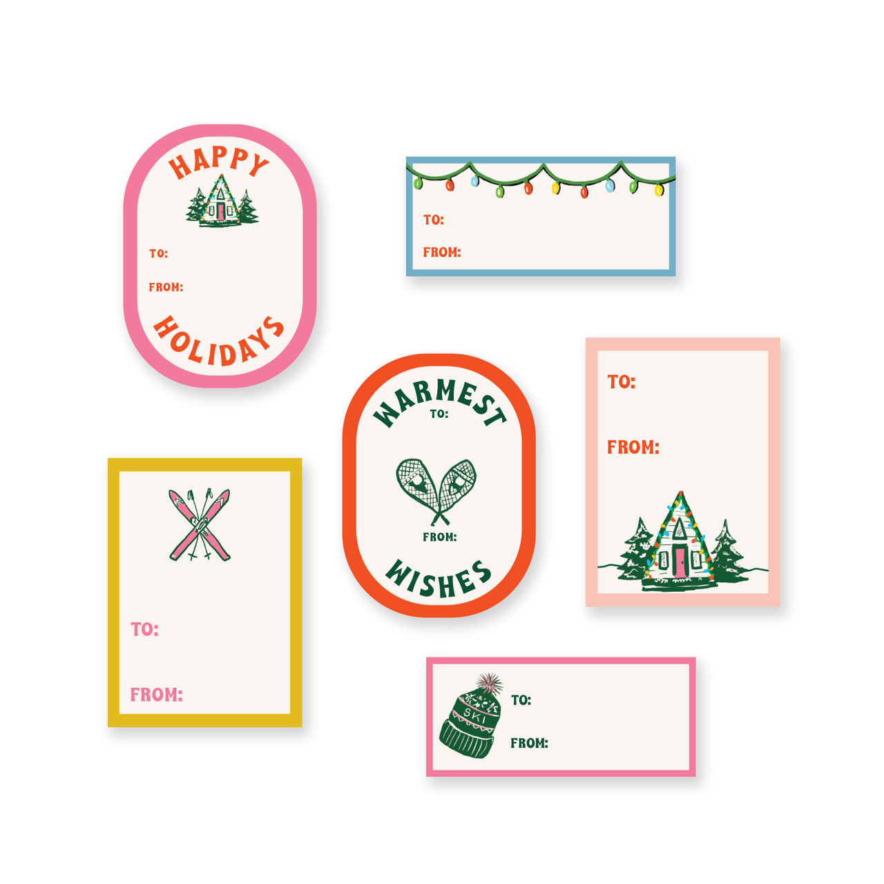 APPLIANCEMATES Kraft Christmas Gift Label Gift Stickers 2 x 3 Inch India |  Ubuy