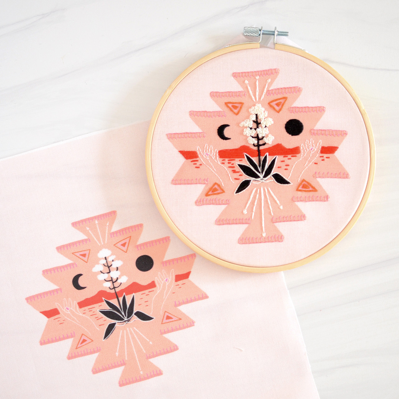 Antiquaria - Zinnia Sampler Premium Embroidery Kit, 6 inch – Bloom Shakalaka