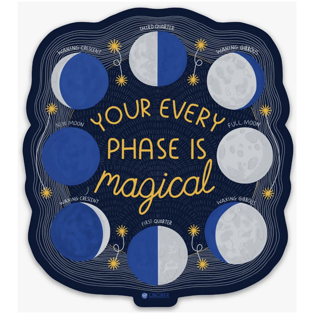 Moon Phase Sticker