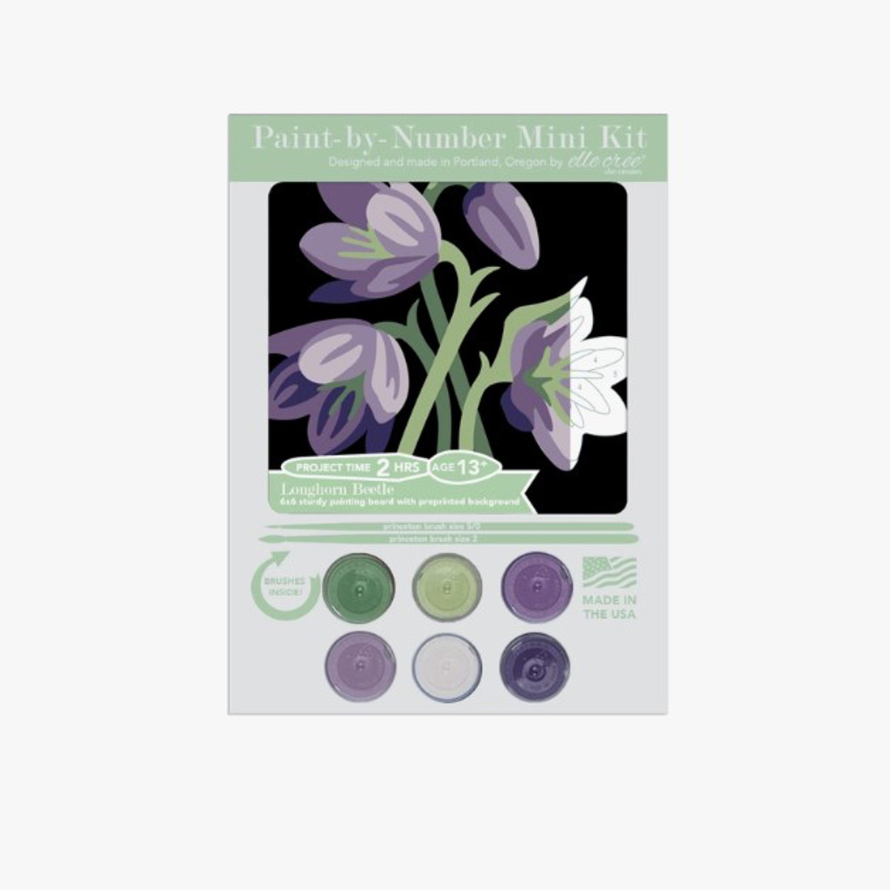 Fritillaria, Paint-by-Number Kit for Adults — Elle Crée (she creates)