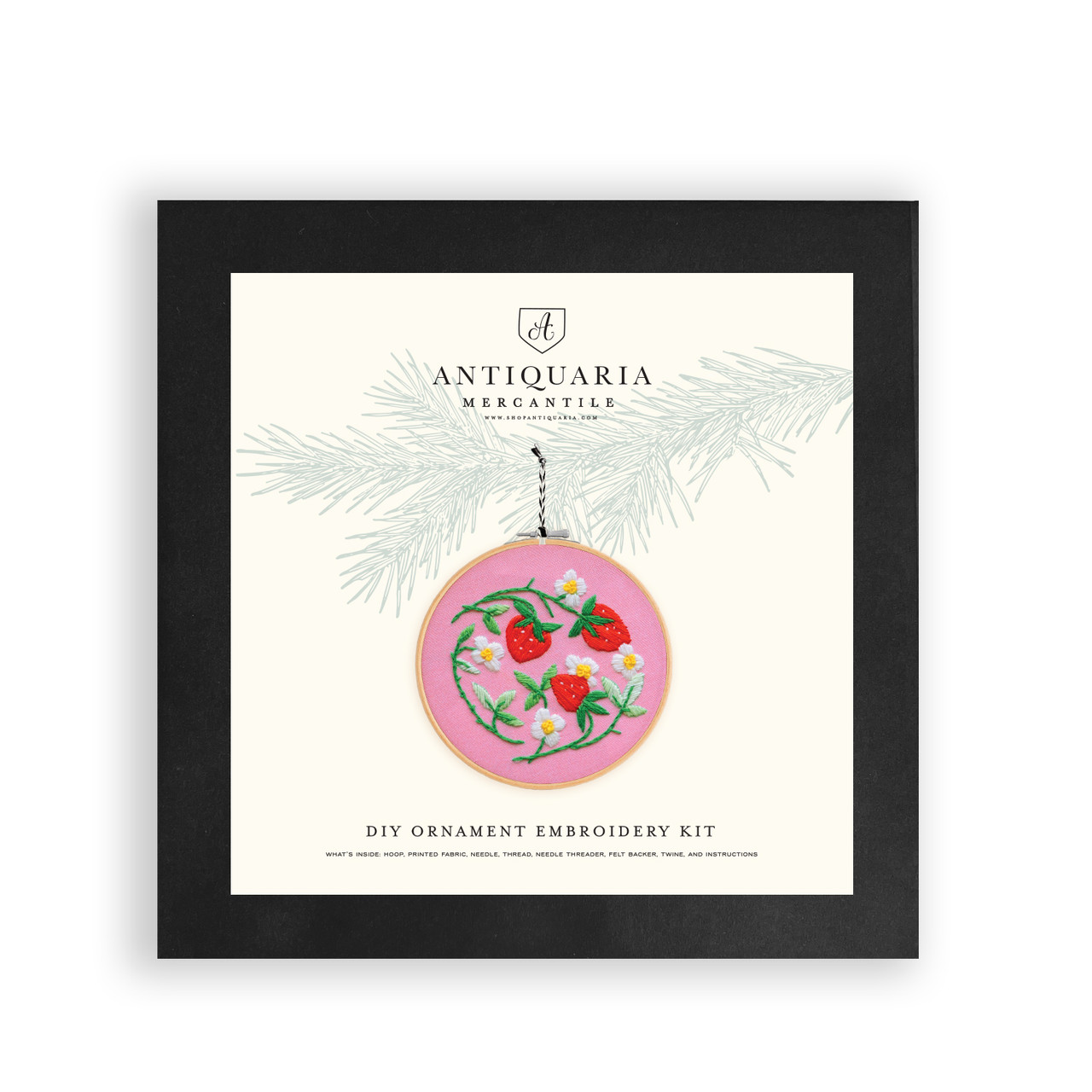 DIY Ornament Kit, Strawberries - Antiquaria