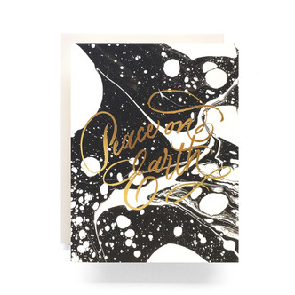 Marble Peace Greeting Card