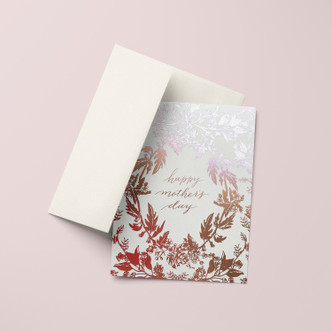 Rosegold Mother's Day Greeting Card