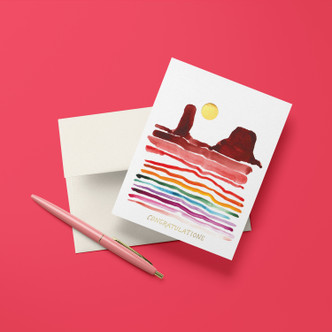 Rainbow Congratulations Greeting Card