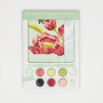 Peonies MINI Paint-by-Number Kit