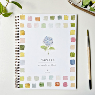 emily lex Watercolor Workbook Flowers