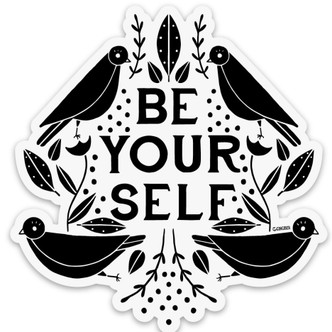 Ginigber Be Yourself Sticker