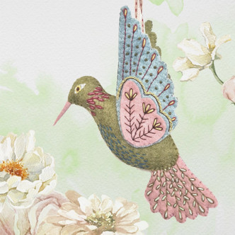 Corinne Lapierre Limited Hummingbird Felt Craft Mini Kit