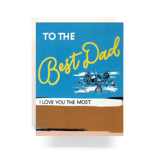 Retro Dad Greeting Card