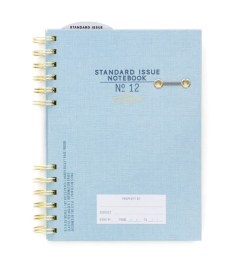 Blue Standard Issue Notebook