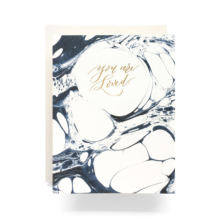 Marble You Are Loved Greeting Card