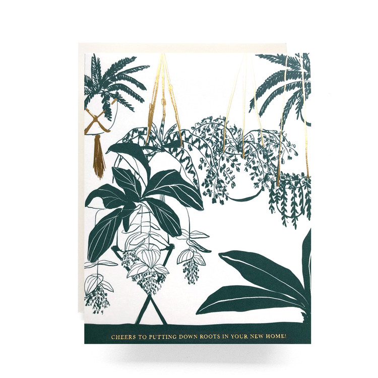 Houseplant Housewarming Greeting Card