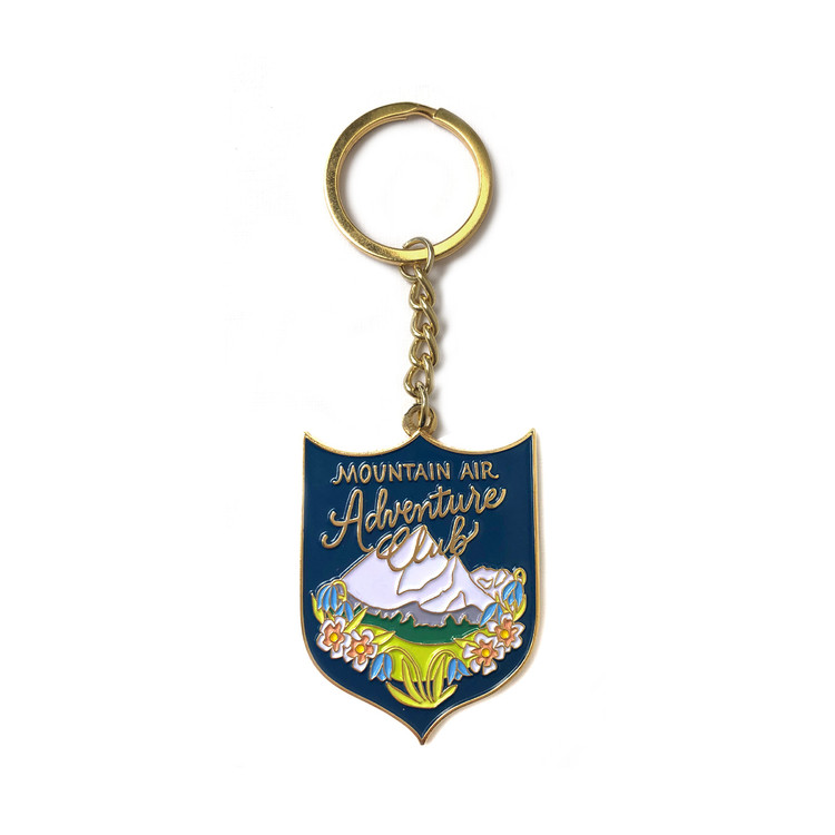 Adventure Club Enamel Keychain