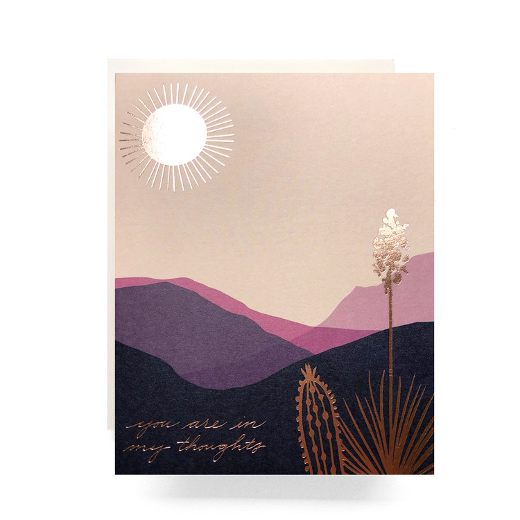 Desert you are in my Thoughts Greeting Card