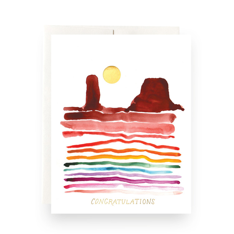 Rainbow Congratulations Greeting Card