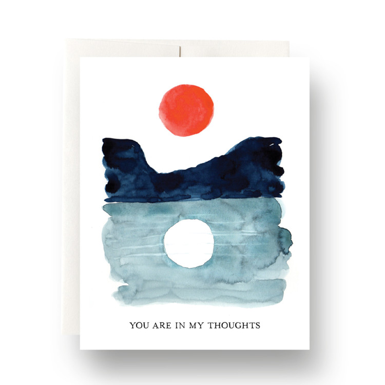 Sun & Moon In My Thoughts Greeting Card