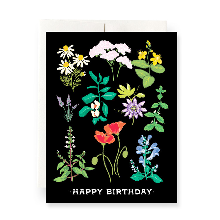 Plant Magic Birthday Greeting Card