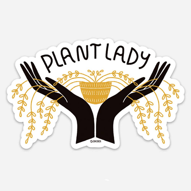 Gingiber Plant Lady Sticker