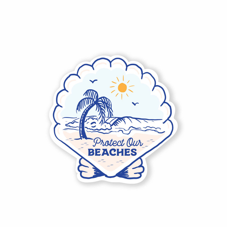 Protect our Beaches Sticker