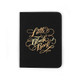 "Little Black Book" Gold Foil Notebook, Night