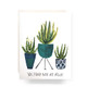 You Had Me At Aloe Greeting Card