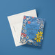 Floral Toile Graduate Greeting Card