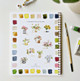 emily lex Watercolor Workbook Bouquets