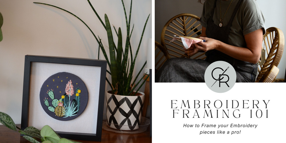 Embroidery Framing 101: Elevate Your Stitch with a Linen Shadowbox Frame