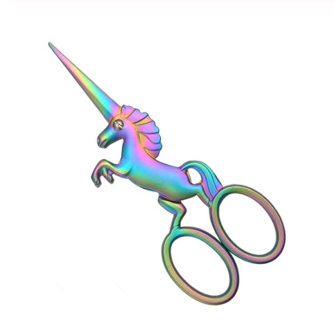 Oiled Rubbed Bronze Unicorn Horse Style Yarn Scissors Whimsical Unicorn  Thread Scissors Thread Snips Tailor's Scissors 