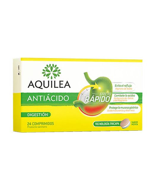 24 comprimidos antiácido aquilea