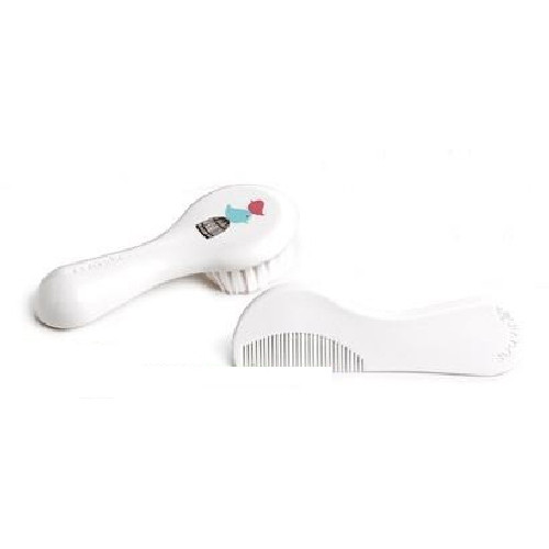 Suavinex cepillo y peine blanco, 1 UD