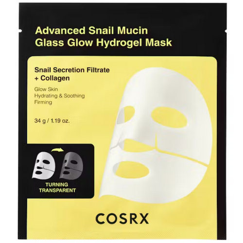 CosRx Advanced Snail Mucin Glass Glow Hydrogel Sheet Mask 34g