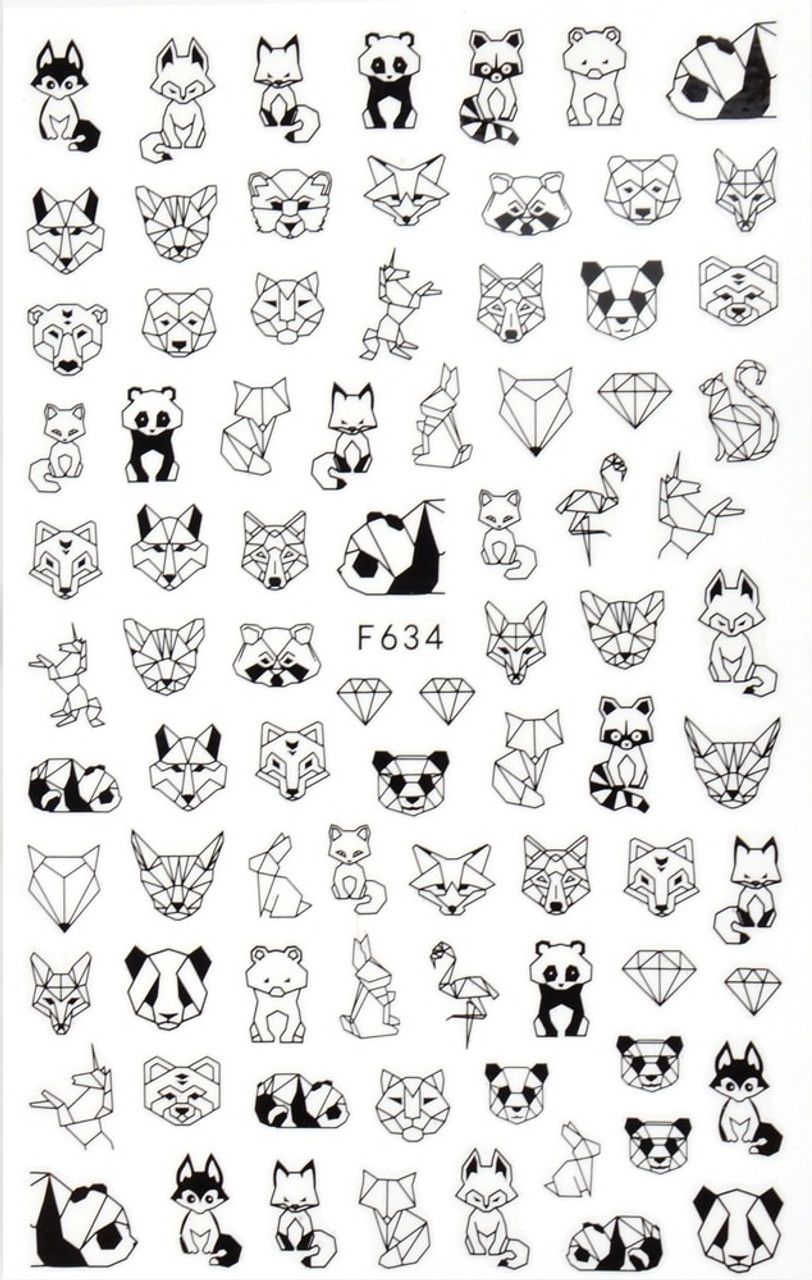 Animal G #178 - Nail Art Sticker — Glitz Accessories & Such.
