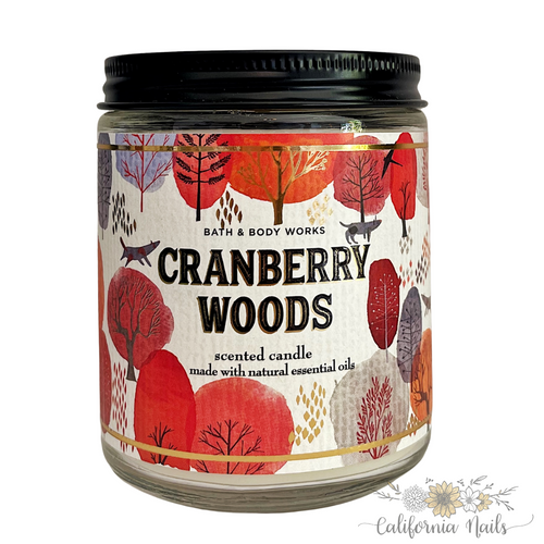 Cranberry Woods Single Wick Candle