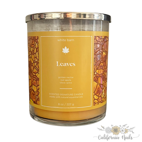 Leaves Single Wick Candle